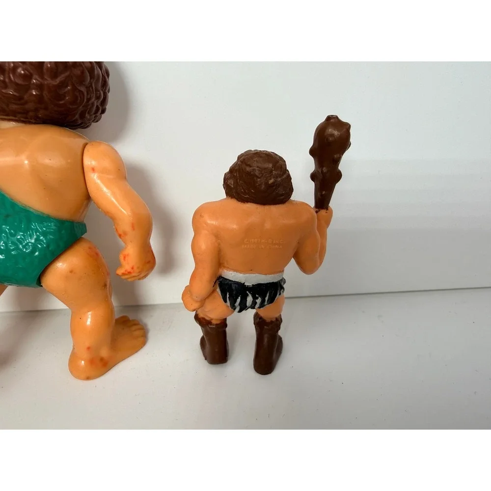 Vintage 1987 Playskool Caveman Action Figure Definitely Dinosaurs Toy Lot 5 - BH